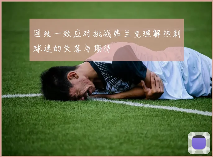 团结一致应对挑战弗兰克理解热刺球迷的失落与期待